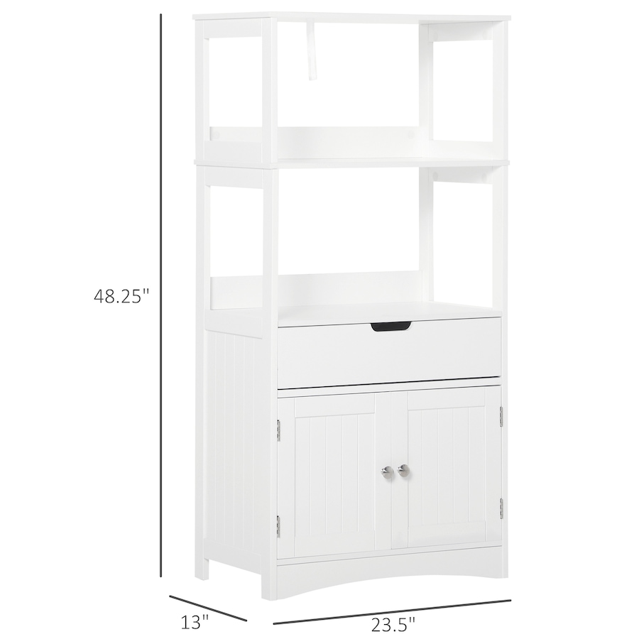 Image 994925_ALTMORE2.jpg, Product 994-925 / Price $109.99, kleankin Bathroom Floor Storage Cabinet Kitchen Sideboard w/ Doors from Kleankin on TSC.ca's Home & Garden department
