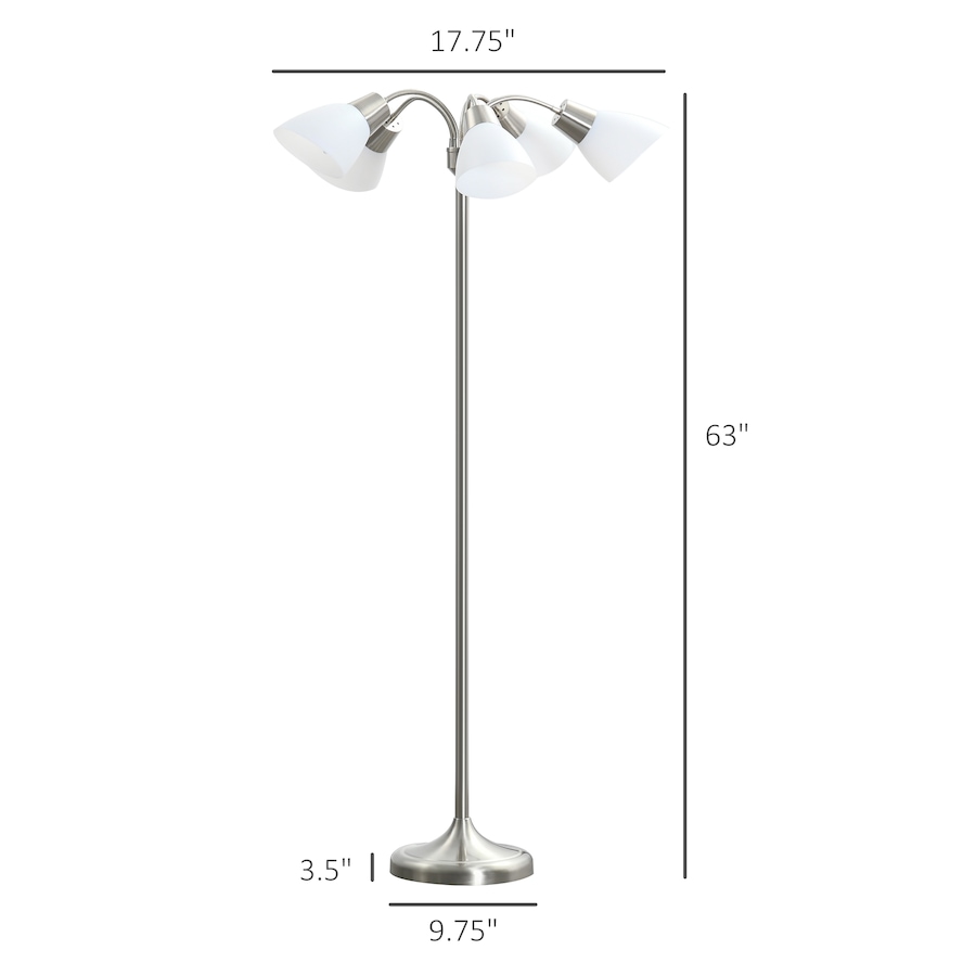 Image 994980_ALTMORE2.jpg, Product 994-980 / Price $89.99, HOMCOM Arc Tree Floor Lamp 5 Adjustable Lights Standing Reading Light from HOMCOM on TSC.ca's Home & Garden department