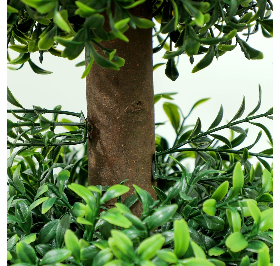 Image 994989_ALTMORE8.jpg, Product 994-989 / Price $114.99, HOMCOM 2 Pack Artificial Boxwood Topiary Ball Trees, Fake Plants in Pot from HOMCOM on TSC.ca's Home & Garden department