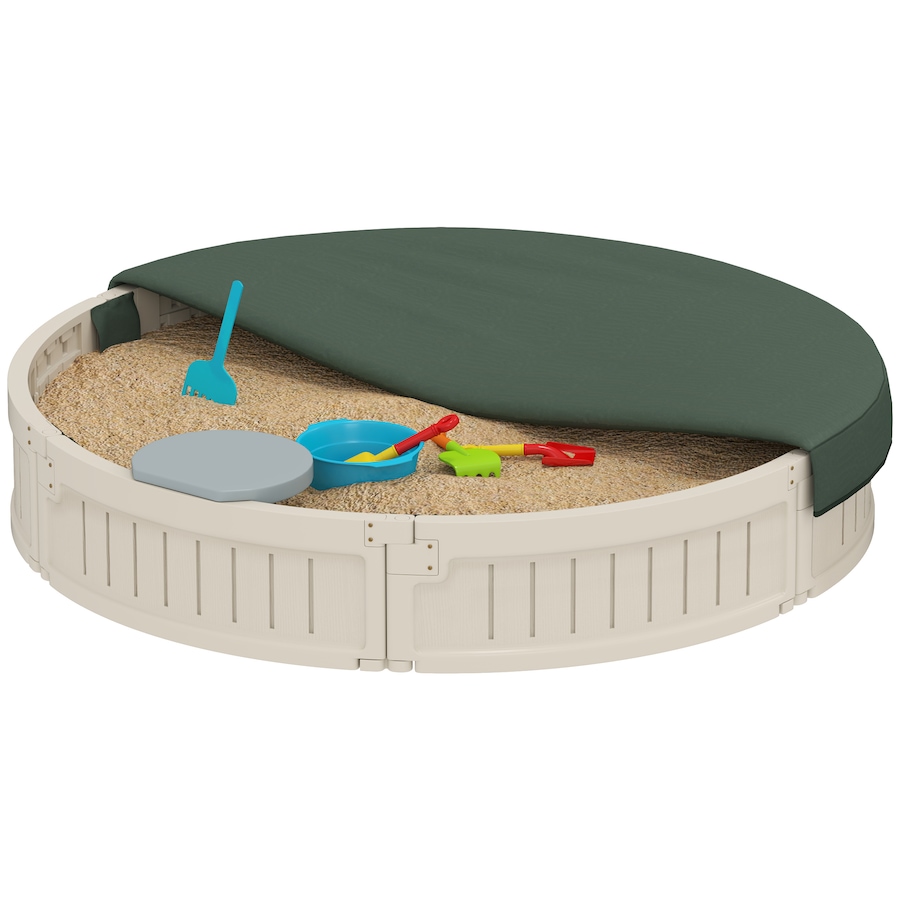 Image 995476_ST01.jpg, Product 995-476 / Price $84.99, Outsunny Kids Outdoor Sandbox with Cover Waterproof Oxford Canopy from Outsunny on TSC.ca's Home & Garden department