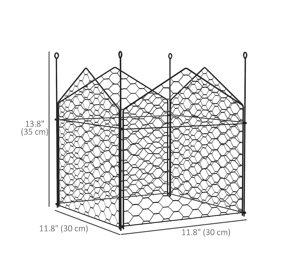 Image 996972_ALTMORE2.jpg, Product 996-972 / Price $67.99, Outsunny Garden Chicken Wire Cloche from Outsunny on TSC.ca's Home & Garden department