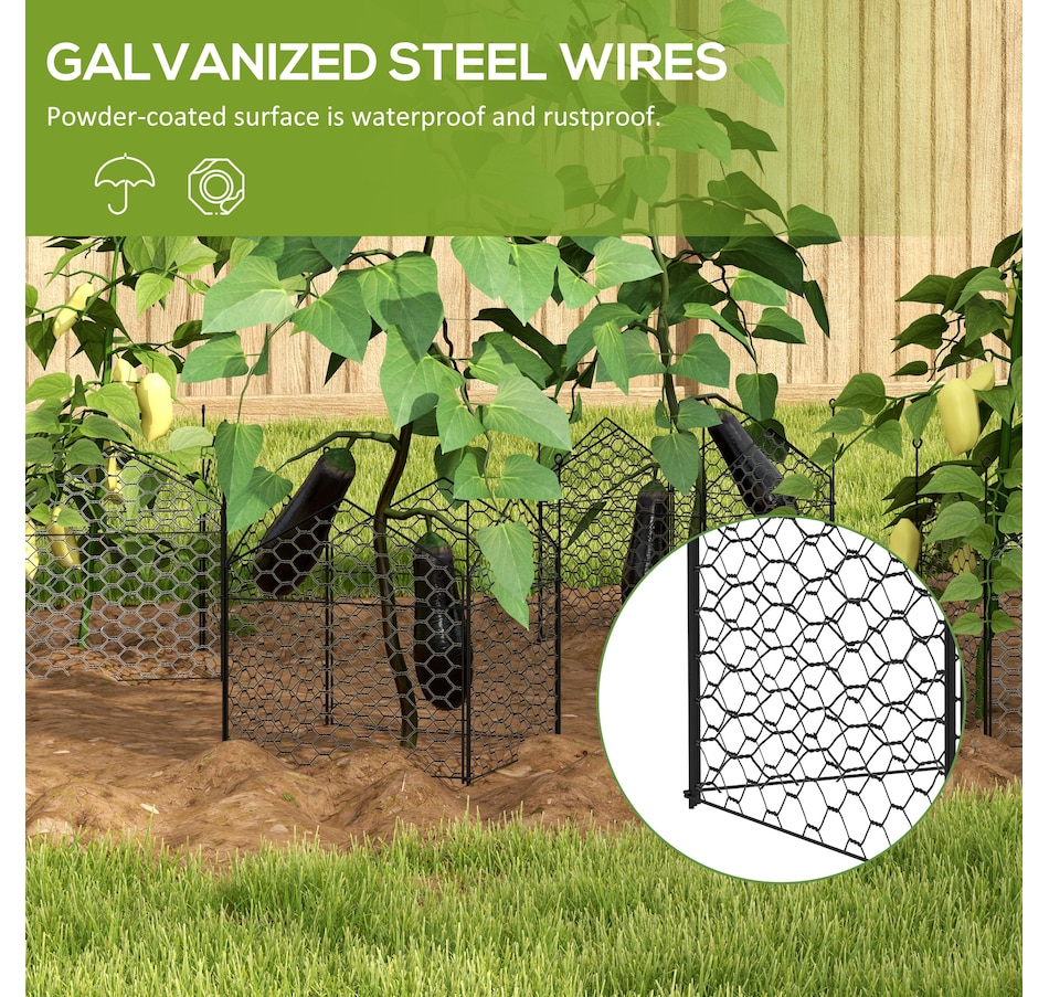 Image 996972_ALTMORE4.jpg, Product 996-972 / Price $67.99, Outsunny Garden Chicken Wire Cloche from Outsunny on TSC.ca's Home & Garden department