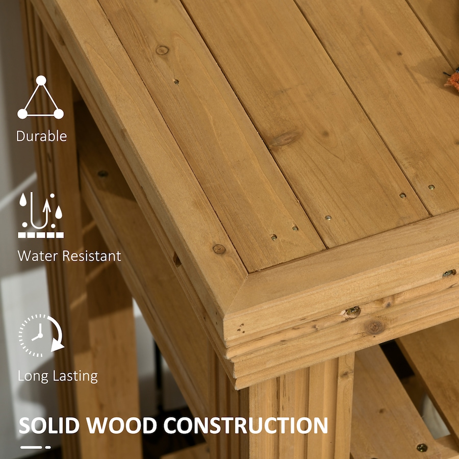Image 996978_ALTMORE5.jpg, Product 996-978 / Price $159.99, Outsunny Potting Benches for Outside with Faucet, Removable Sink, Shelves from Outsunny on TSC.ca's Home & Garden department