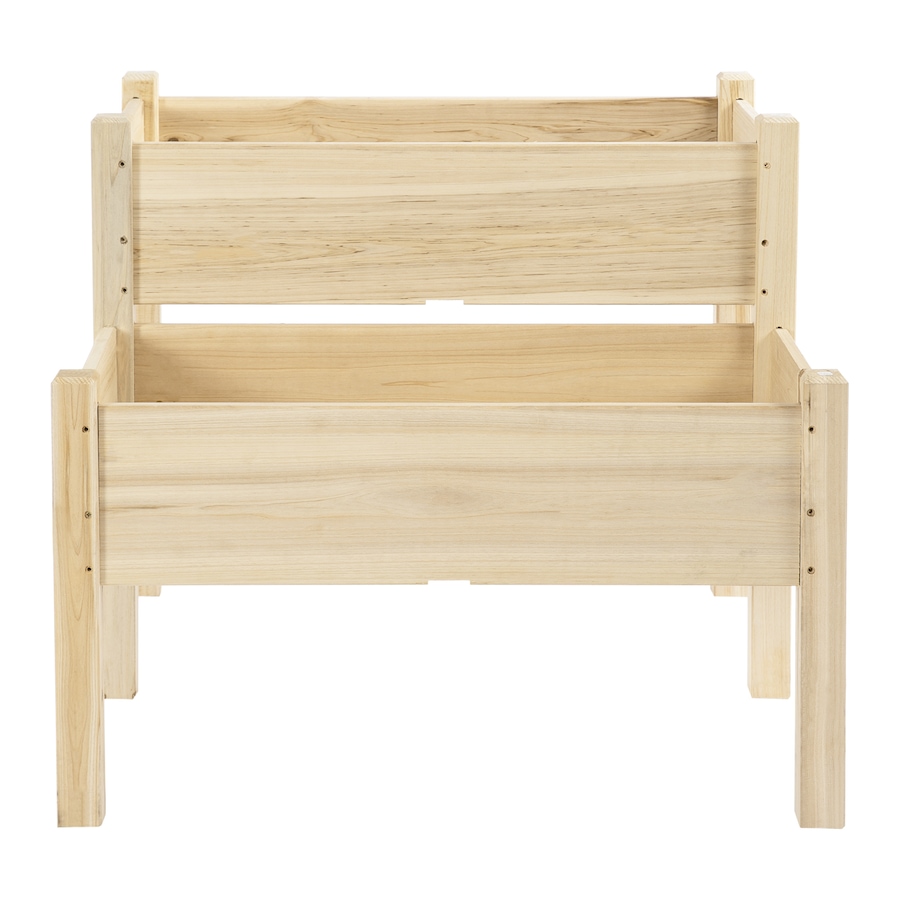 Image 996979_ALTMORE6.jpg, Product 996-979 / Price $109.99, Outsunny 34"x34"x28" 2-Tier Raised Garden Bed Wooden Planter Box for Backyard from Outsunny on TSC.ca's Home & Garden department