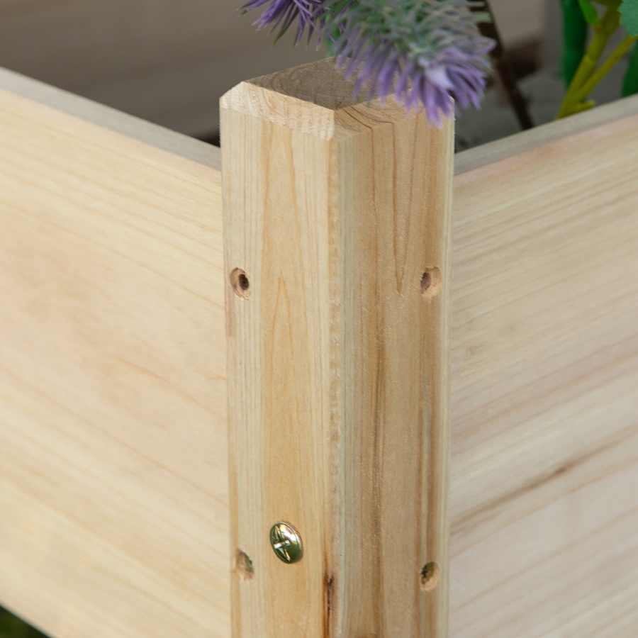 Image 996979_ALTMORE8.jpg, Product 996-979 / Price $109.99, Outsunny 34"x34"x28" 2-Tier Raised Garden Bed Wooden Planter Box for Backyard from Outsunny on TSC.ca's Home & Garden department