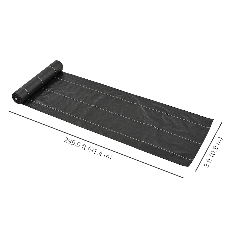 Image 996980_ALTMORE2.jpg, Product 996-980 / Price $74.99, Outsunny 3ftx300ft Gardener Premium Weed Barrier 4.6OZ Landscape Fabric Durable & Heavy-Duty Weed Block Gardening Mat from Outsunny on TSC.ca's Home & Garden department