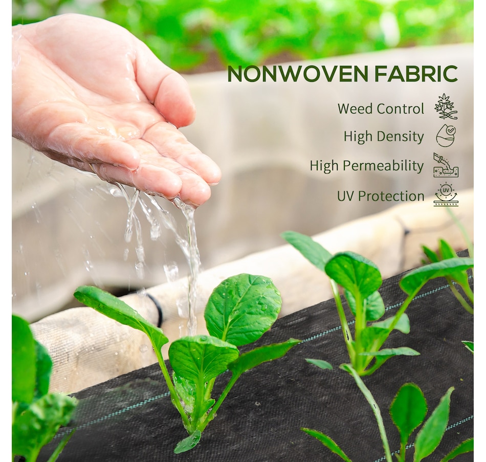 Image 996980_ALTMORE4.jpg, Product 996-980 / Price $74.99, Outsunny 3ftx300ft Gardener Premium Weed Barrier 4.6OZ Landscape Fabric Durable & Heavy-Duty Weed Block Gardening Mat from Outsunny on TSC.ca's Home & Garden department