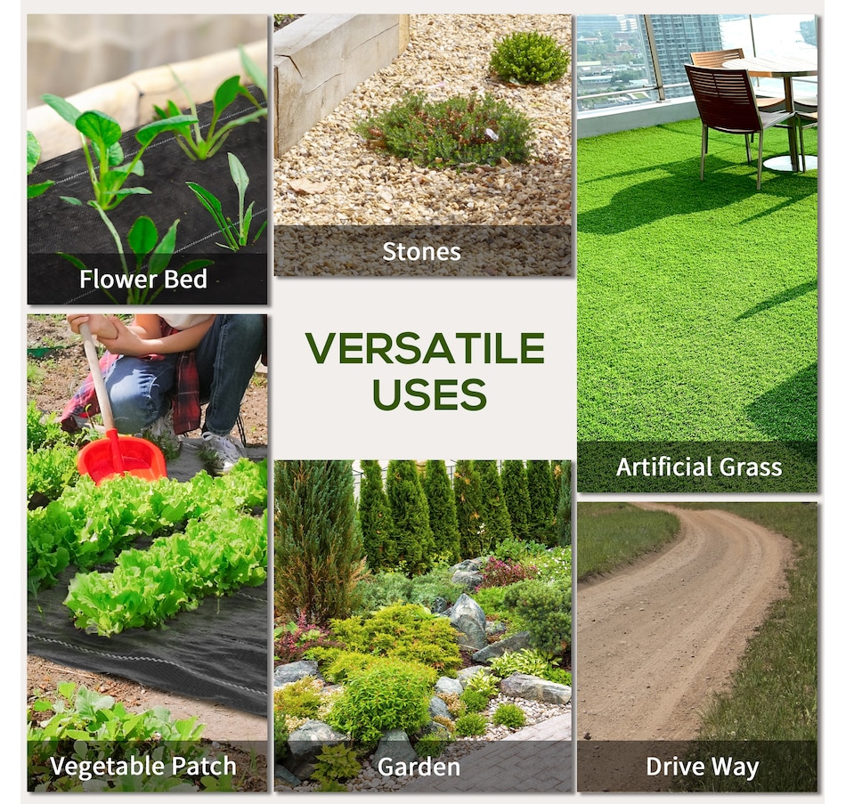 Image 996980_ALTMORE5.jpg, Product 996-980 / Price $74.99, Outsunny 3ftx300ft Gardener Premium Weed Barrier 4.6OZ Landscape Fabric Durable & Heavy-Duty Weed Block Gardening Mat from Outsunny on TSC.ca's Home & Garden department