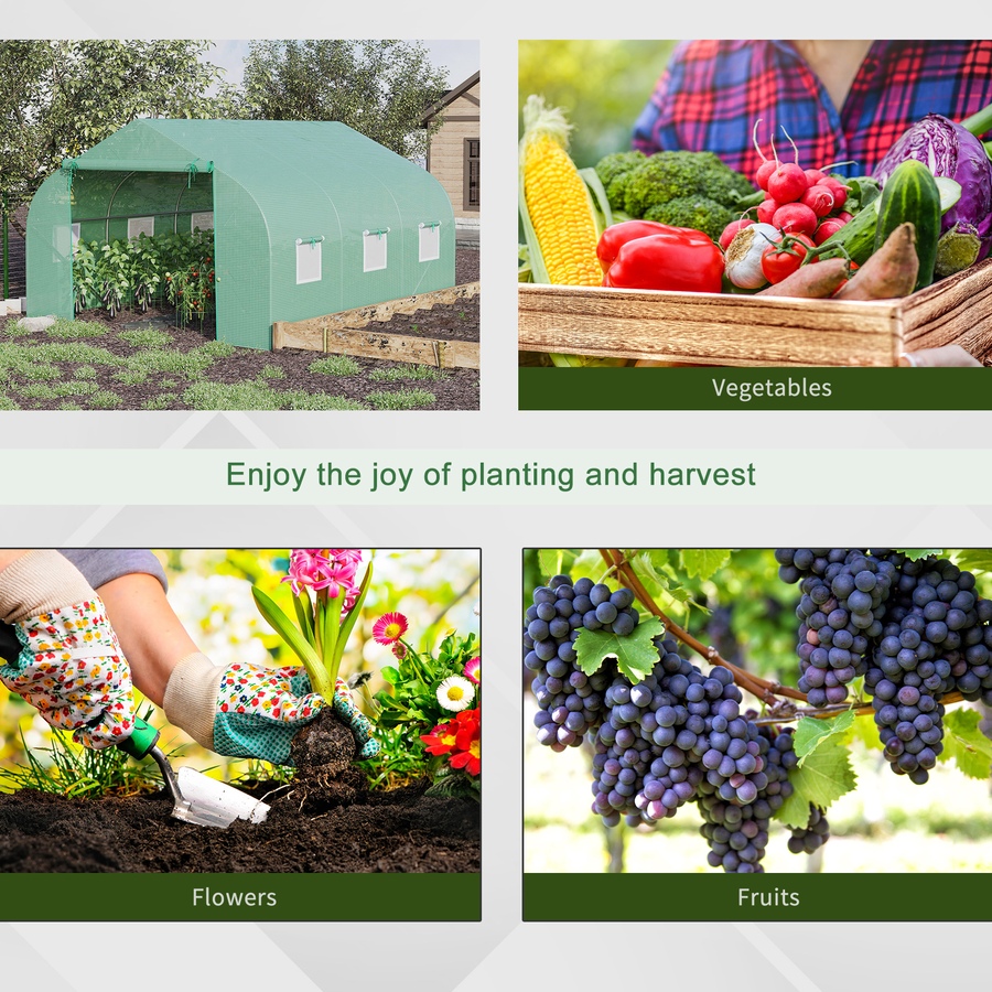 Image 996993_ALTMORE13.jpg, Product 996-993 / Price $109.99 - $146.99, Outsunny Walk-in Greenhouse, Garden Plant Growing Warm House from Outsunny on TSC.ca's Home & Garden department