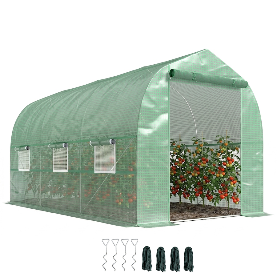 Image 996993_ST01.jpg, Product 996-993 / Price $109.99 - $146.99, Outsunny Walk-in Greenhouse, Garden Plant Growing Warm House from Outsunny on TSC.ca's Home & Garden department