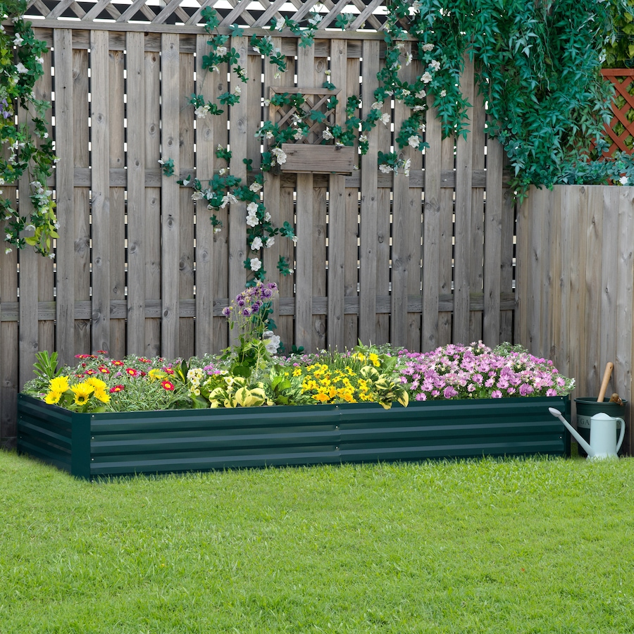 Image 996994_ALTMORE1.jpg, Product 996-994 / Price $55.40 - $69.99, Outsunny Galvanized Raised Garden Bed Metal Planter Box Easy Quick Setup from Outsunny on TSC.ca's Home & Garden department