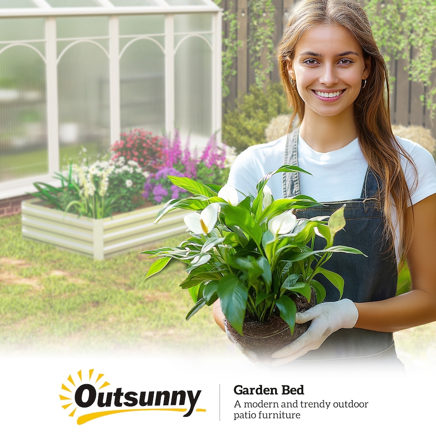 Image 996994_ALTMORE16.jpg, Product 996-994 / Price $55.40 - $69.99, Outsunny Galvanized Raised Garden Bed Metal Planter Box Easy Quick Setup from Outsunny on TSC.ca's Home & Garden department