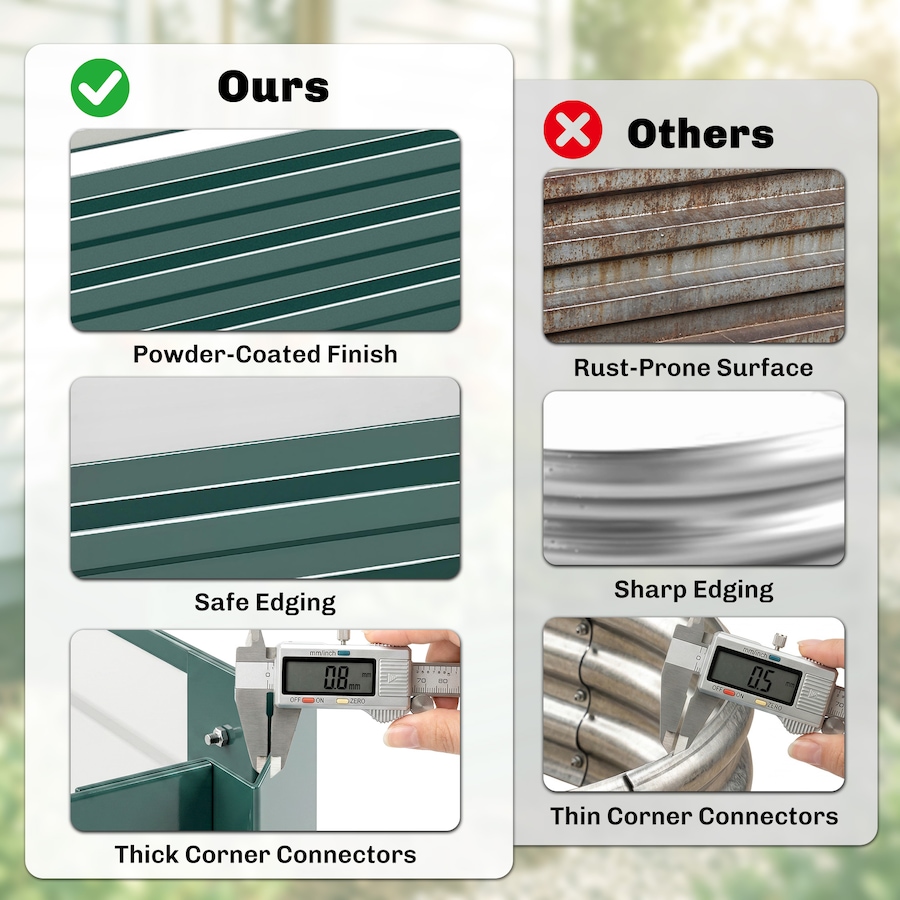Image 996994_ALTMORE28.jpg, Product 996-994 / Price $55.40 - $69.99, Outsunny Galvanized Raised Garden Bed Metal Planter Box Easy Quick Setup from Outsunny on TSC.ca's Home & Garden department