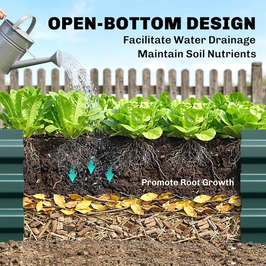 Image 996994_ALTMORE29.jpg, Product 996-994 / Price $55.40 - $69.99, Outsunny Galvanized Raised Garden Bed Metal Planter Box Easy Quick Setup from Outsunny on TSC.ca's Home & Garden department