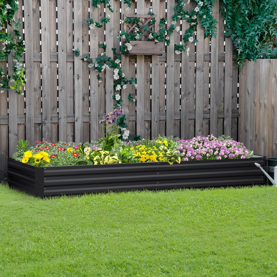 Image 996994_ALTMORE31.jpg, Product 996-994 / Price $55.40 - $69.99, Outsunny Galvanized Raised Garden Bed Metal Planter Box Easy Quick Setup from Outsunny on TSC.ca's Home & Garden department