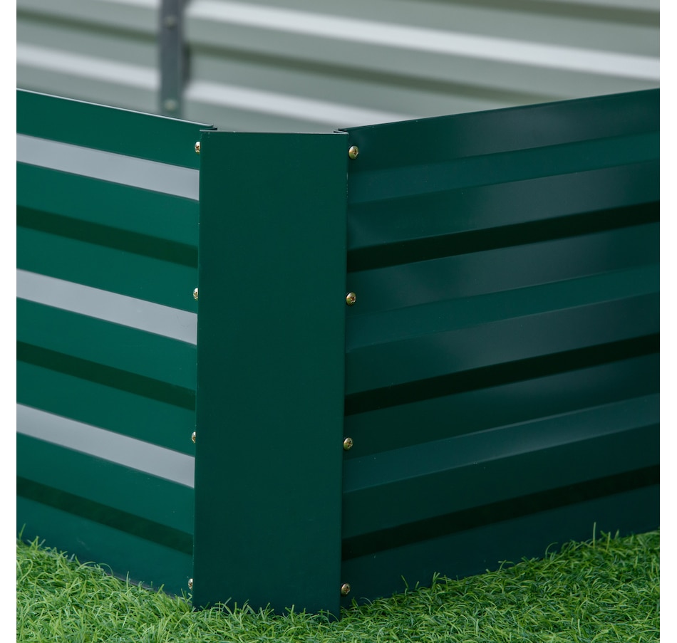 Image 996994_ALTMORE7.jpg, Product 996-994 / Price $55.99 - $59.99, Outsunny Galvanized Raised Garden Bed Metal Planter Box Easy Quick Setup from Outsunny on TSC.ca's Home & Garden department