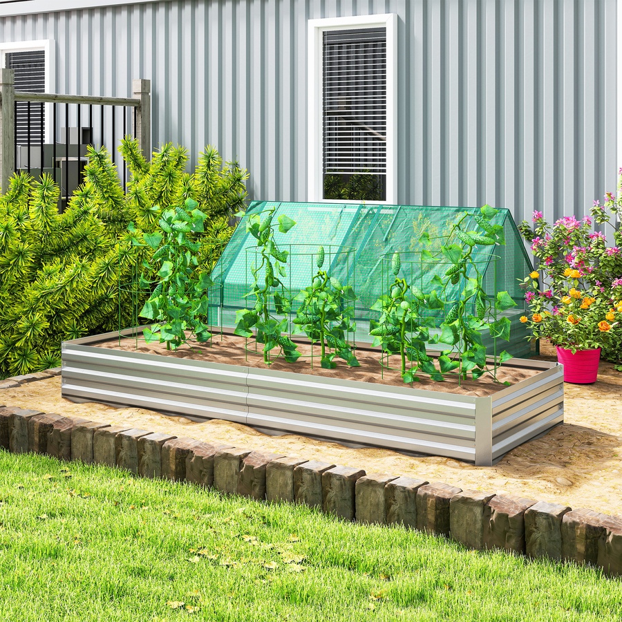 Image 996994_ALTMORE9.jpg, Product 996-994 / Price $55.40 - $69.99, Outsunny Galvanized Raised Garden Bed Metal Planter Box Easy Quick Setup from Outsunny on TSC.ca's Home & Garden department