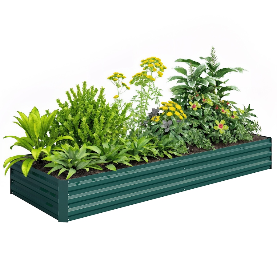 Image 996994_ST01.jpg, Product 996-994 / Price $55.40 - $69.99, Outsunny Galvanized Raised Garden Bed Metal Planter Box Easy Quick Setup from Outsunny on TSC.ca's Home & Garden department
