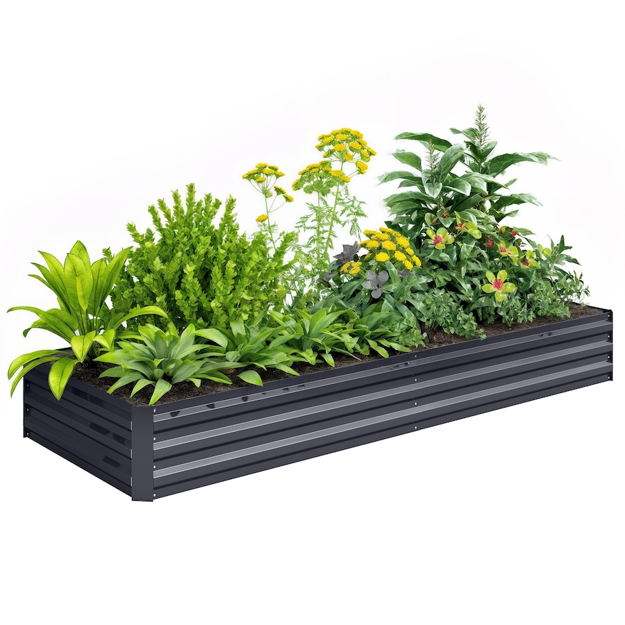Image 996994_ST03.jpg, Product 996-994 / Price $55.40 - $69.99, Outsunny Galvanized Raised Garden Bed Metal Planter Box Easy Quick Setup from Outsunny on TSC.ca's Home & Garden department
