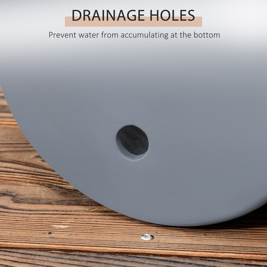 Image 997008_ALTMORE5.jpg, Product 997-008 / Price $72.99, Outsunny Set of 3 Flower Pots, Flower Pots with Drainage Holes from Outsunny on TSC.ca's Home & Garden department