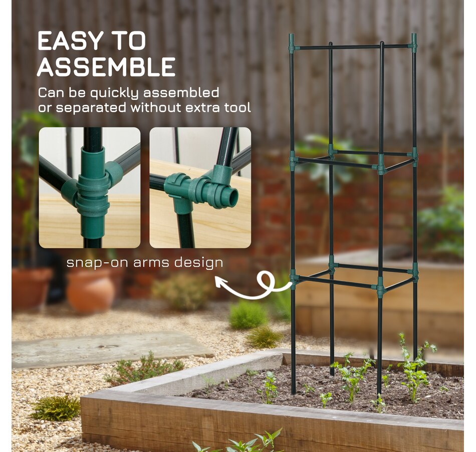Image 997009_ALTMORE4.jpg, Product 997-009 / Price $32.99, Outsunny 3 Pack Tomato Cage Set from Outsunny on TSC.ca's Home & Garden department
