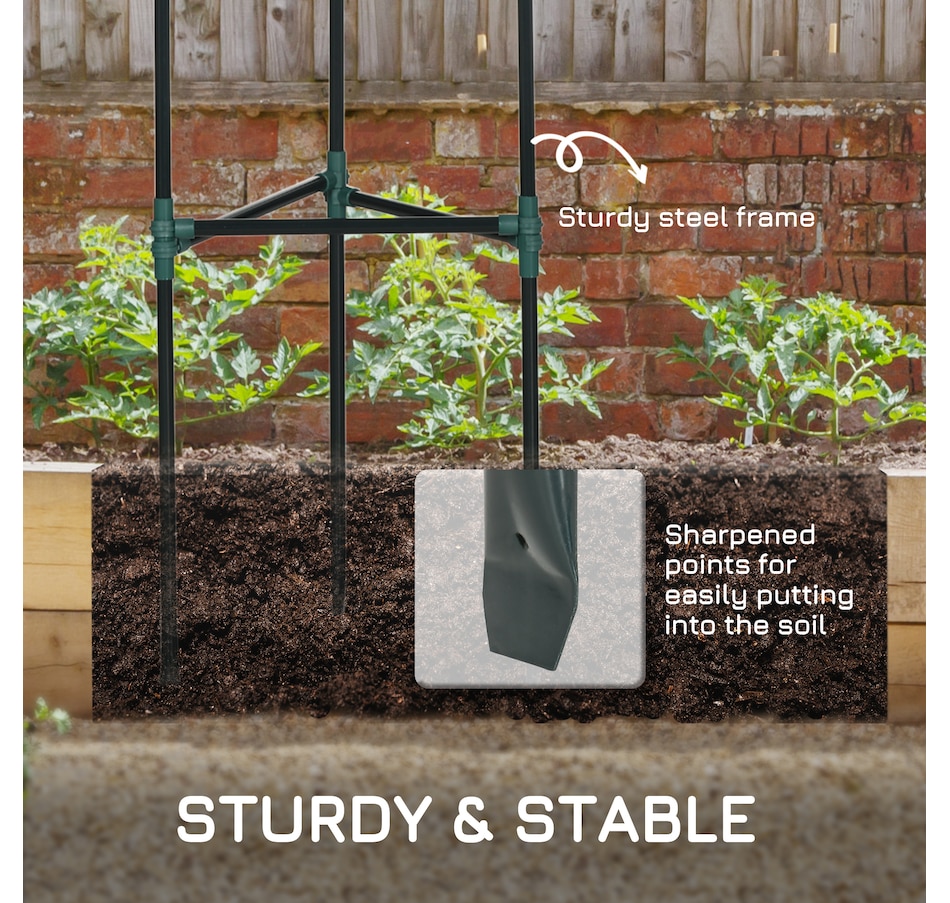 Image 997009_ALTMORE5.jpg, Product 997-009 / Price $32.99, Outsunny 3 Pack Tomato Cage Set from Outsunny on TSC.ca's Home & Garden department