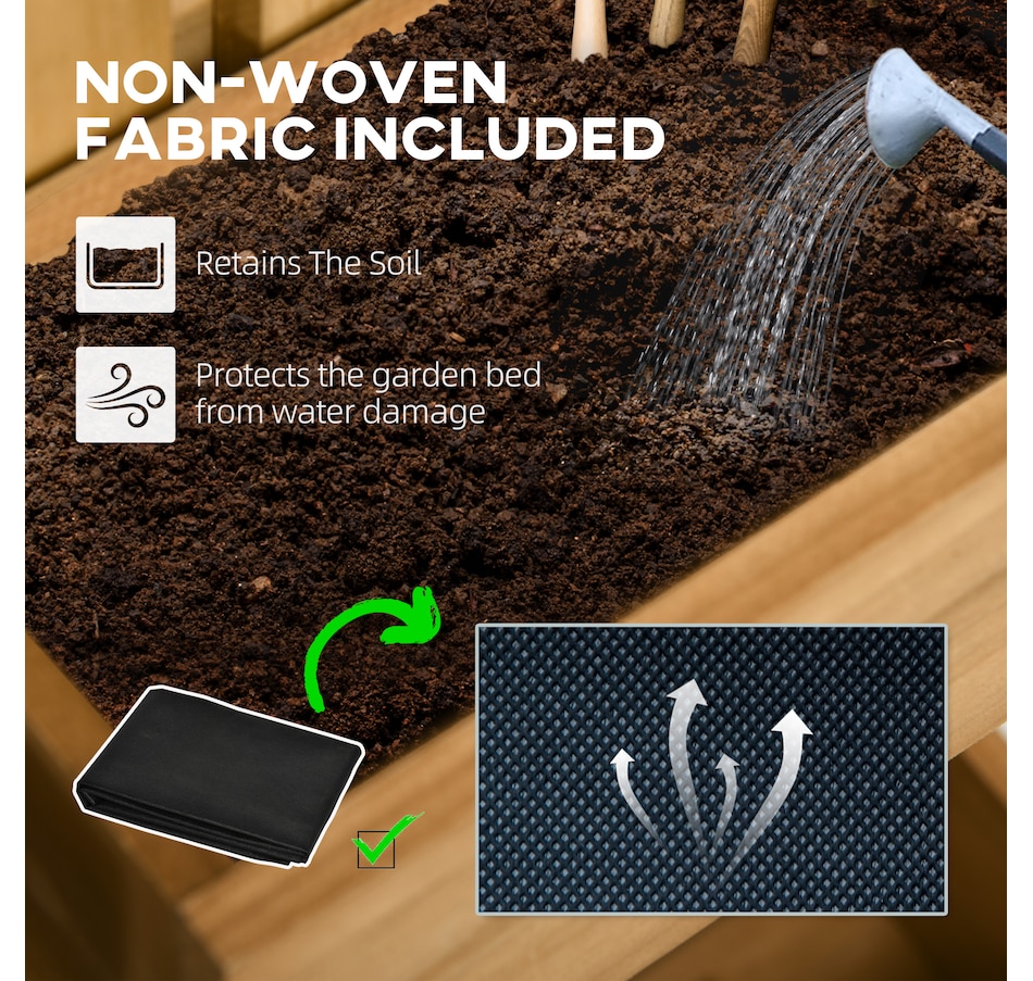 Image 997019_ALTMORE5.jpg, Product 997-019 / Price $69.99, Outsunny Wall Mounted Garden Planter with Trellis for Patio Porch Balcony from Outsunny on TSC.ca's Home & Garden department