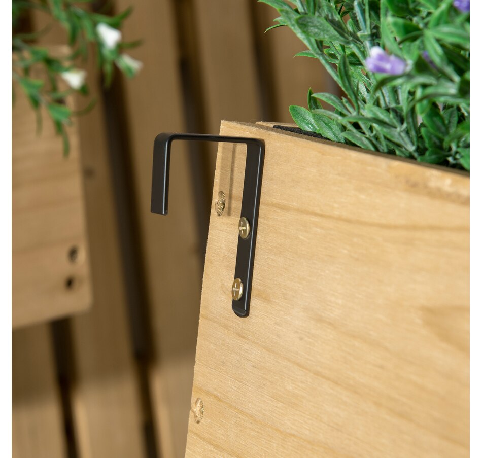 Image 997019_ALTMORE8.jpg, Product 997-019 / Price $69.99, Outsunny Wall Mounted Garden Planter with Trellis for Patio Porch Balcony from Outsunny on TSC.ca's Home & Garden department