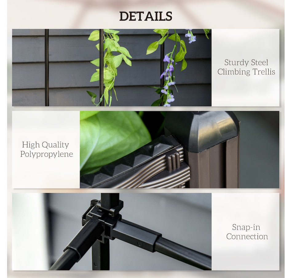 Image 997020_ALTMORE5.jpg, Product 997-020 / Price $39.99, Outsunny Raised Garden Bed with Trellis from Outsunny on TSC.ca's Home & Garden department