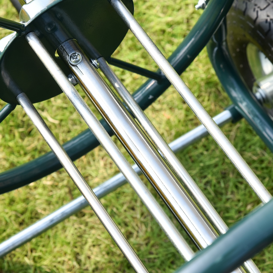 Image 997026_ALTMORE8.jpg, Product 997-026 / Price $159.99, Outsunny Garden Hose Reel Cart, Hose Organizer with Wheels, Storage Basket from Outsunny on TSC.ca's Home & Garden department