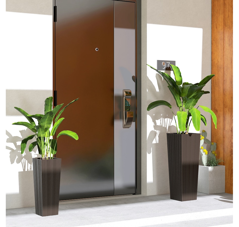 Image 997031_ALTMORE7.jpg, Product 997-031 / Price $89.99, Outsunny Set of 2 Large Planters for Outdoor Plants, Outdoor Flower Pots from Outsunny on TSC.ca's Home & Garden department