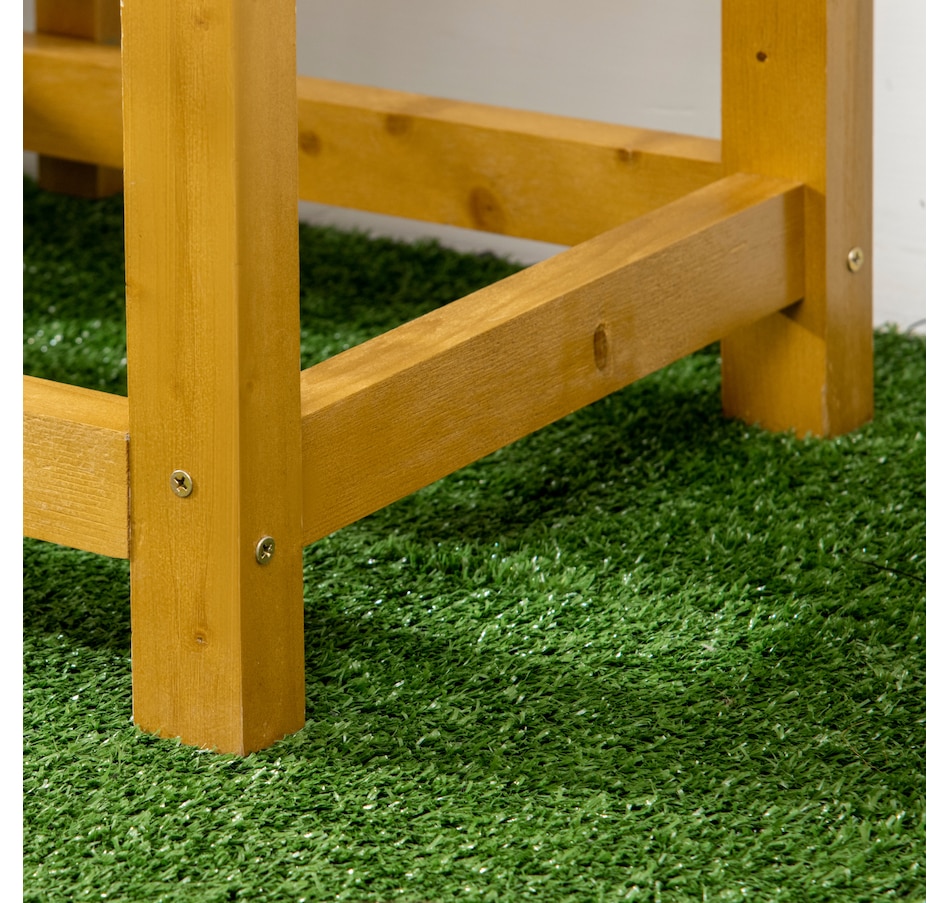 Image 997032_ALTMORE7.jpg, Product 997-032 / Price $89.99, Outsunny Raised Garden Bed Wood Planter Box with Folding Side Table from Outsunny on TSC.ca's Home & Garden department