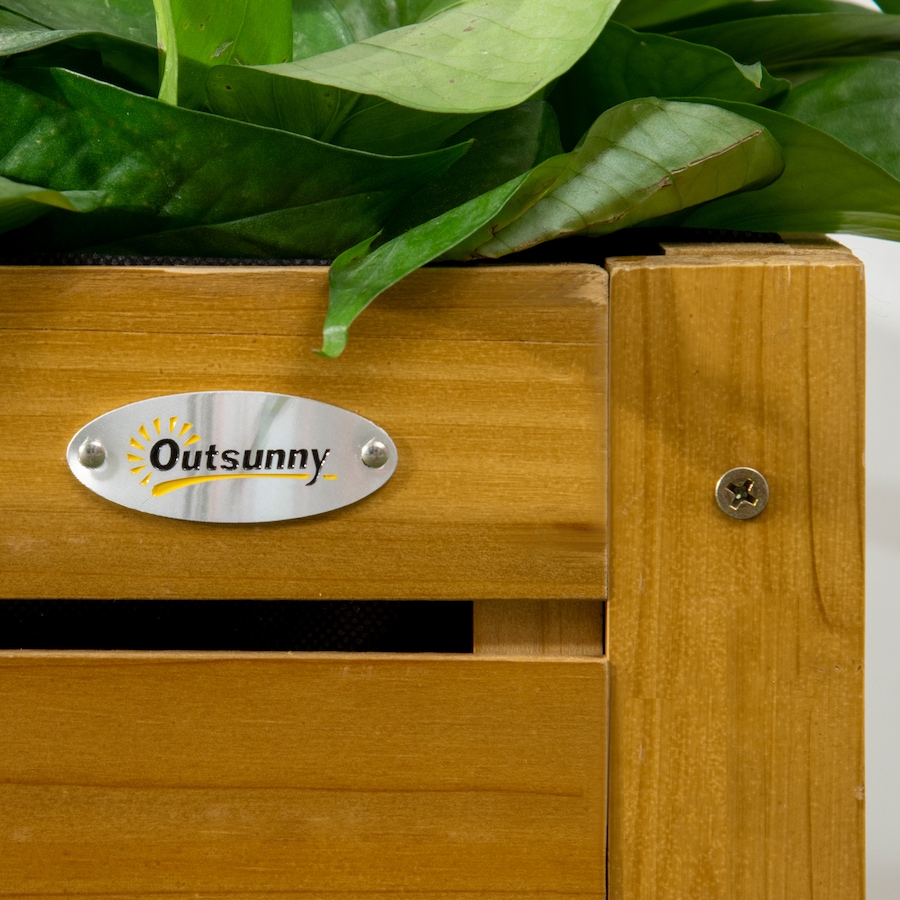 Image 997032_ALTMORE8.jpg, Product 997-032 / Price $84.99, Outsunny Raised Garden Bed Wood Planter Box with Folding Side Table from Outsunny on TSC.ca's Home & Garden department