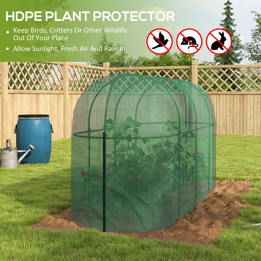 Image 997033_ALTMORE3.jpg, Product 997-033 / Price $78.99, Outsunny 9.8' x 3.3' Plant Protector Tent, Crop Cage with Ground Stakes from Outsunny on TSC.ca's Home & Garden department