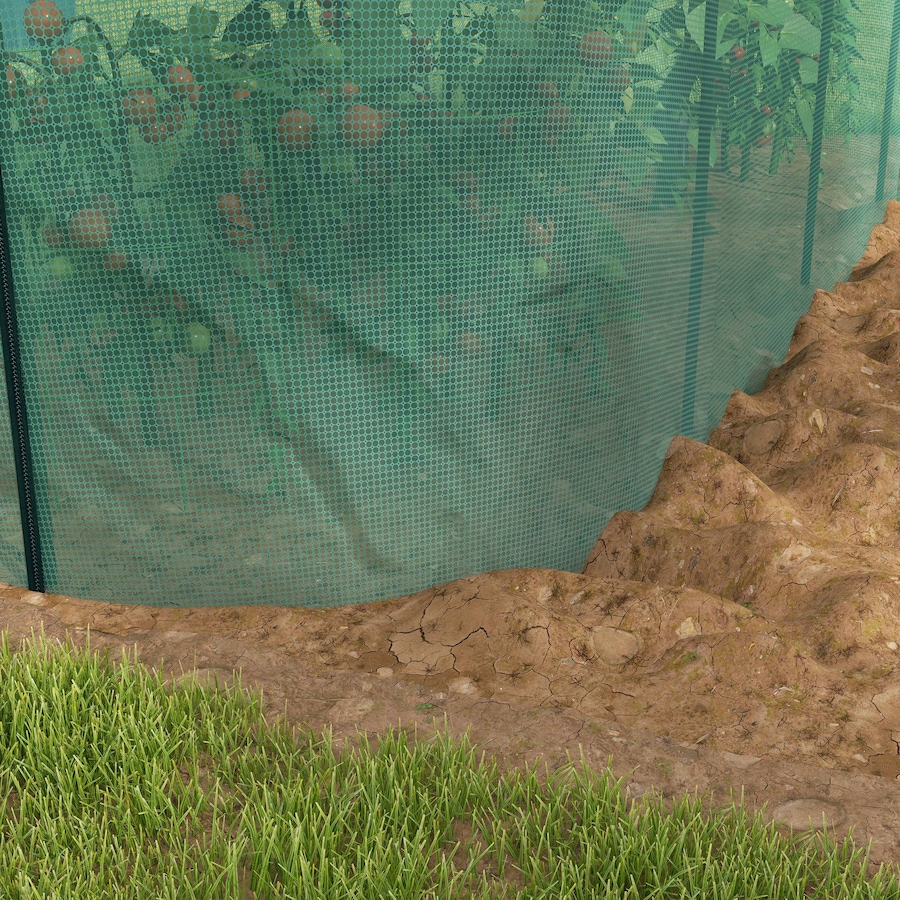 Image 997033_ALTMORE7.jpg, Product 997-033 / Price $78.99, Outsunny 9.8' x 3.3' Plant Protector Tent, Crop Cage with Ground Stakes from Outsunny on TSC.ca's Home & Garden department