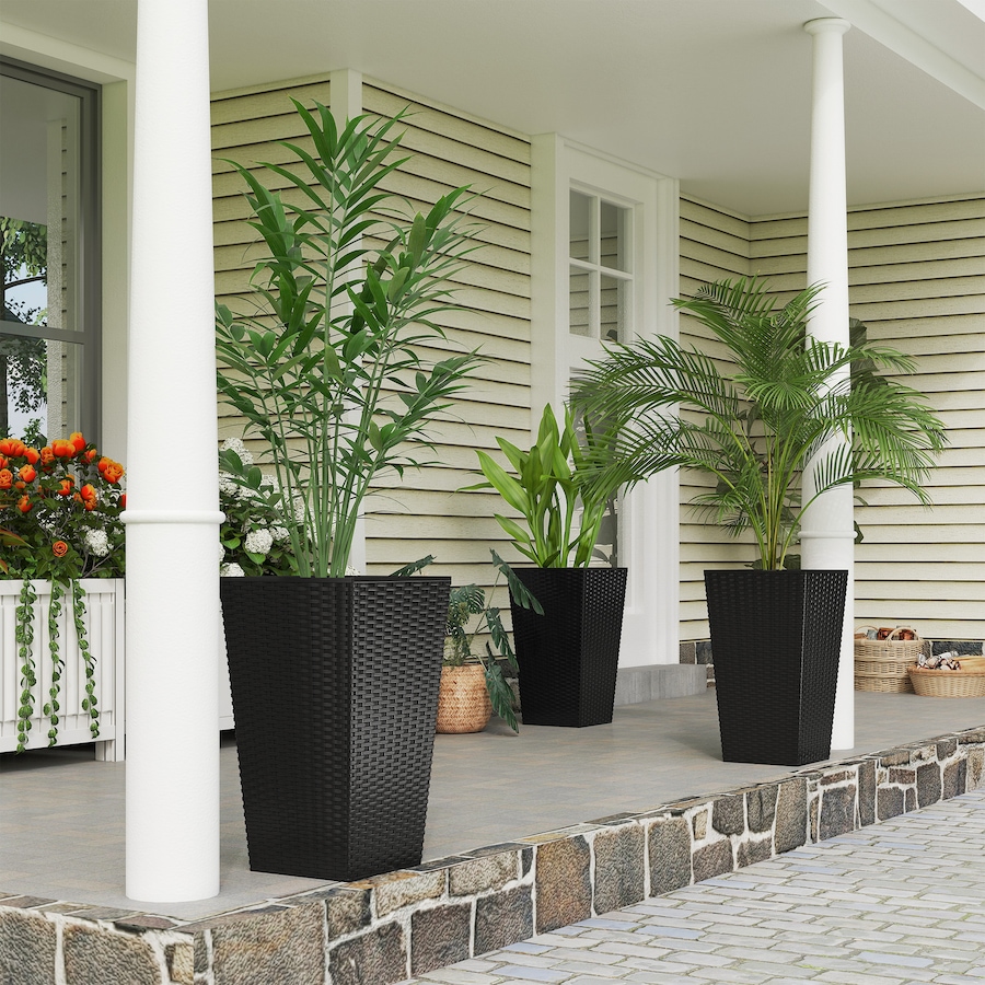 Image 997050_ALTMORE1.jpg, Product 997-050 / Price $129.99 - $145.99, Outsunny Set of 3 Tall Planters for Outdoor Plants from Outsunny on TSC.ca's Home & Garden department