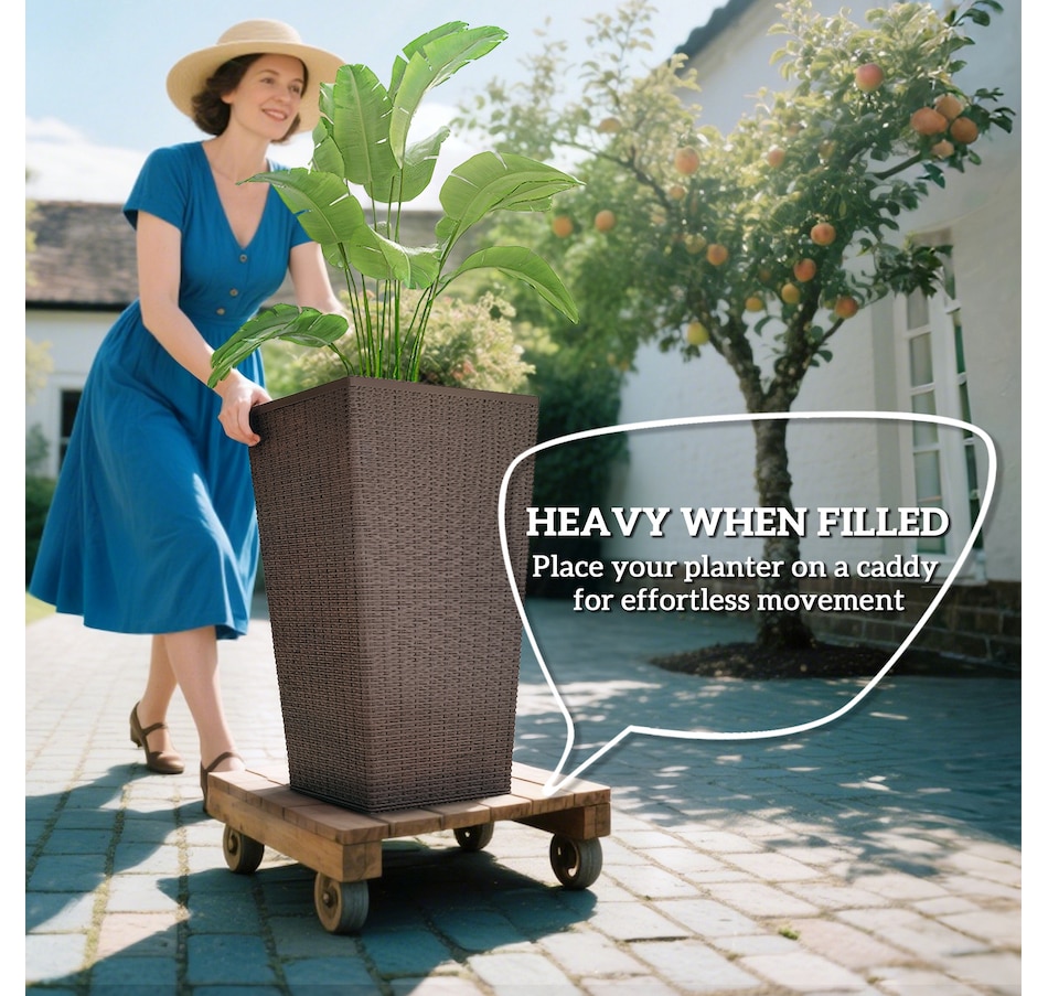 Image 997050_ALTMORE19.jpg, Product 997-050 / Price $129.99 - $145.99, Outsunny Set of 3 Tall Planters for Outdoor Plants from Outsunny on TSC.ca's Home & Garden department