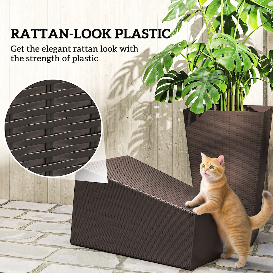 Image 997050_ALTMORE21.jpg, Product 997-050 / Price $129.99 - $145.99, Outsunny Set of 3 Tall Planters for Outdoor Plants from Outsunny on TSC.ca's Home & Garden department