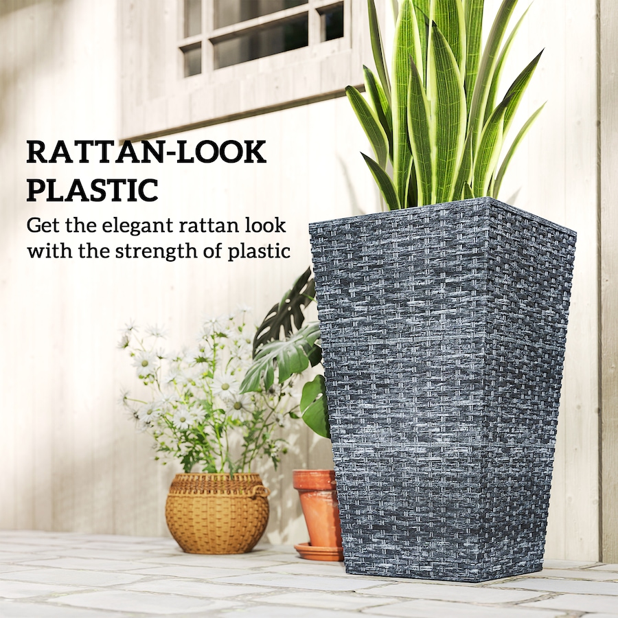 Image 997050_ALTMORE38.jpg, Product 997-050 / Price $129.99 - $145.99, Outsunny Set of 3 Tall Planters for Outdoor Plants from Outsunny on TSC.ca's Home & Garden department