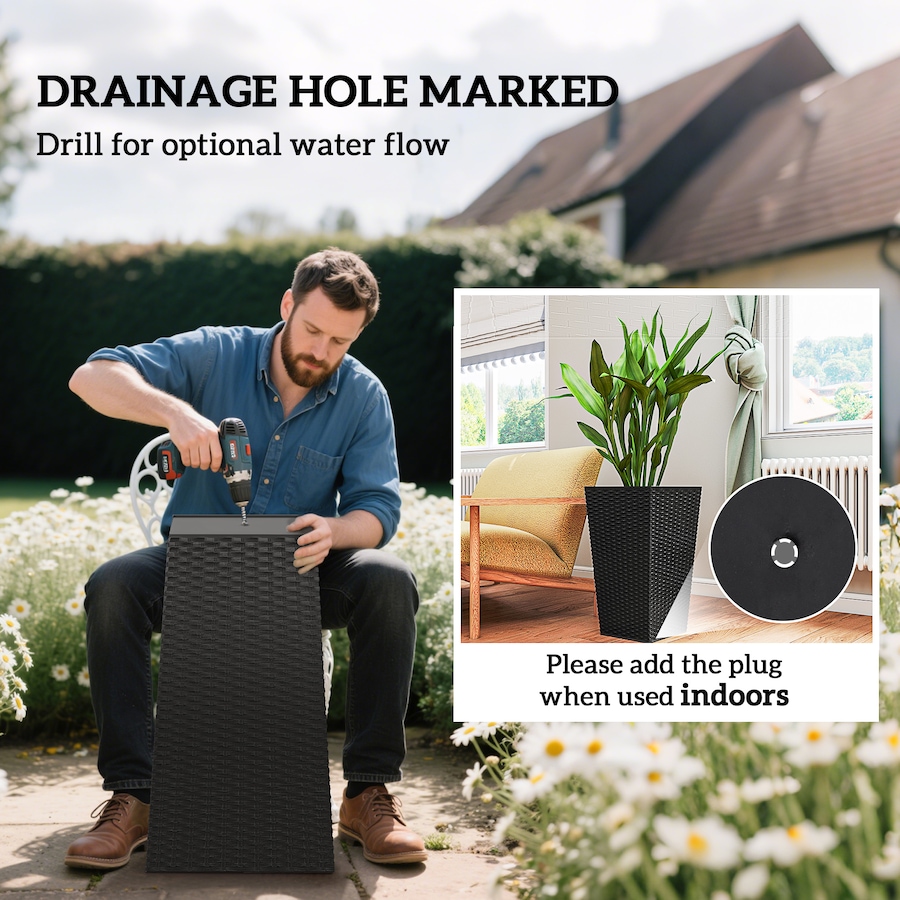 Image 997050_ALTMORE4.jpg, Product 997-050 / Price $129.99 - $145.99, Outsunny Set of 3 Tall Planters for Outdoor Plants from Outsunny on TSC.ca's Home & Garden department