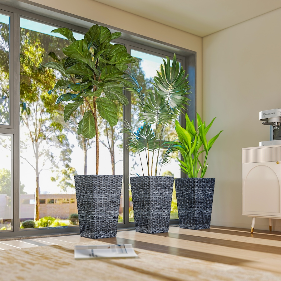 Image 997050_ALTMORE40.jpg, Product 997-050 / Price $129.99 - $145.99, Outsunny Set of 3 Tall Planters for Outdoor Plants from Outsunny on TSC.ca's Home & Garden department
