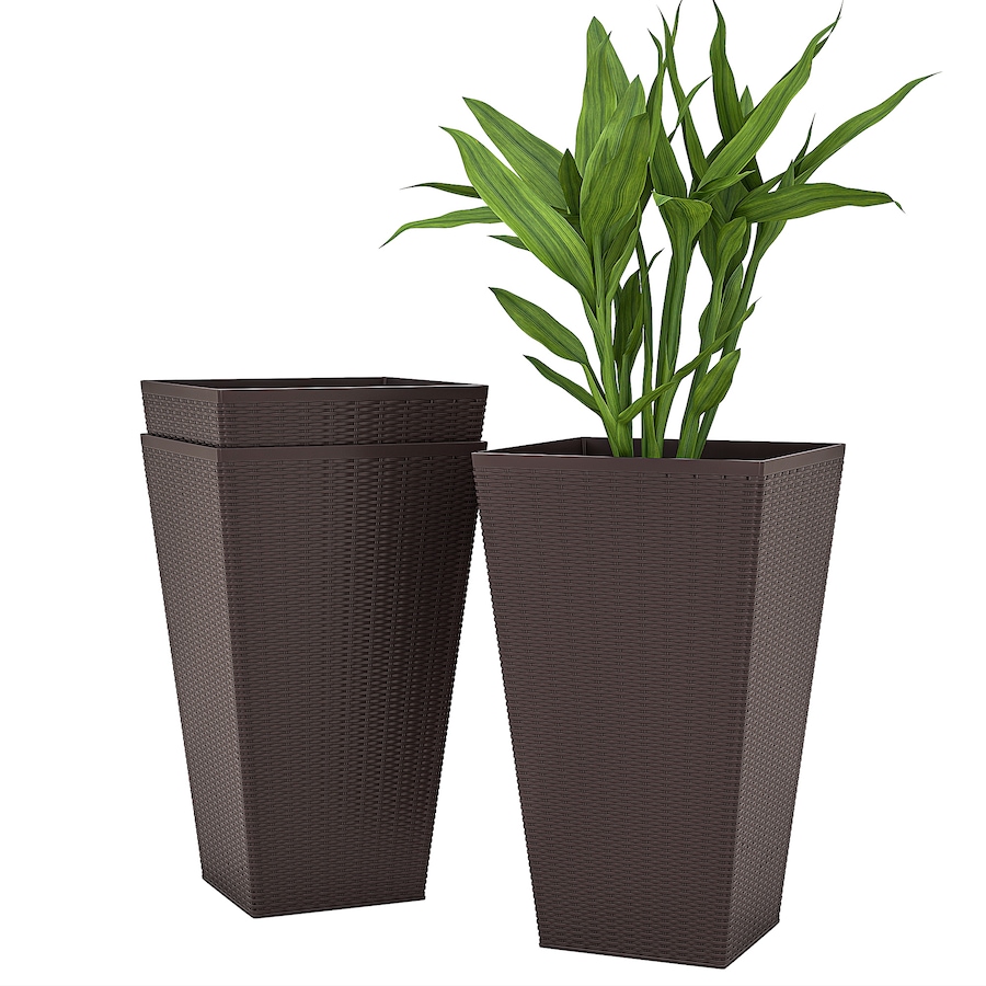 Image 997050_ST03.jpg, Product 997-050 / Price $129.99 - $145.99, Outsunny Set of 3 Tall Planters for Outdoor Plants from Outsunny on TSC.ca's Home & Garden department
