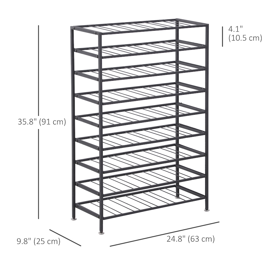 Image 997075_ALTMORE2.jpg, Product 997-075 / Price $94.99, HOMCOM 54 Bottles 9-tier Metal Wine Bottle Rack from HOMCOM on TSC.ca's Home & Garden department