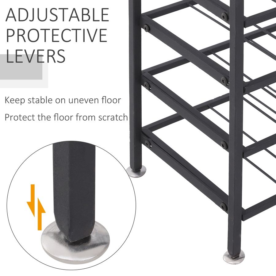 Image 997075_ALTMORE6.jpg, Product 997-075 / Price $94.99, HOMCOM 54 Bottles 9-tier Metal Wine Bottle Rack from HOMCOM on TSC.ca's Home & Garden department