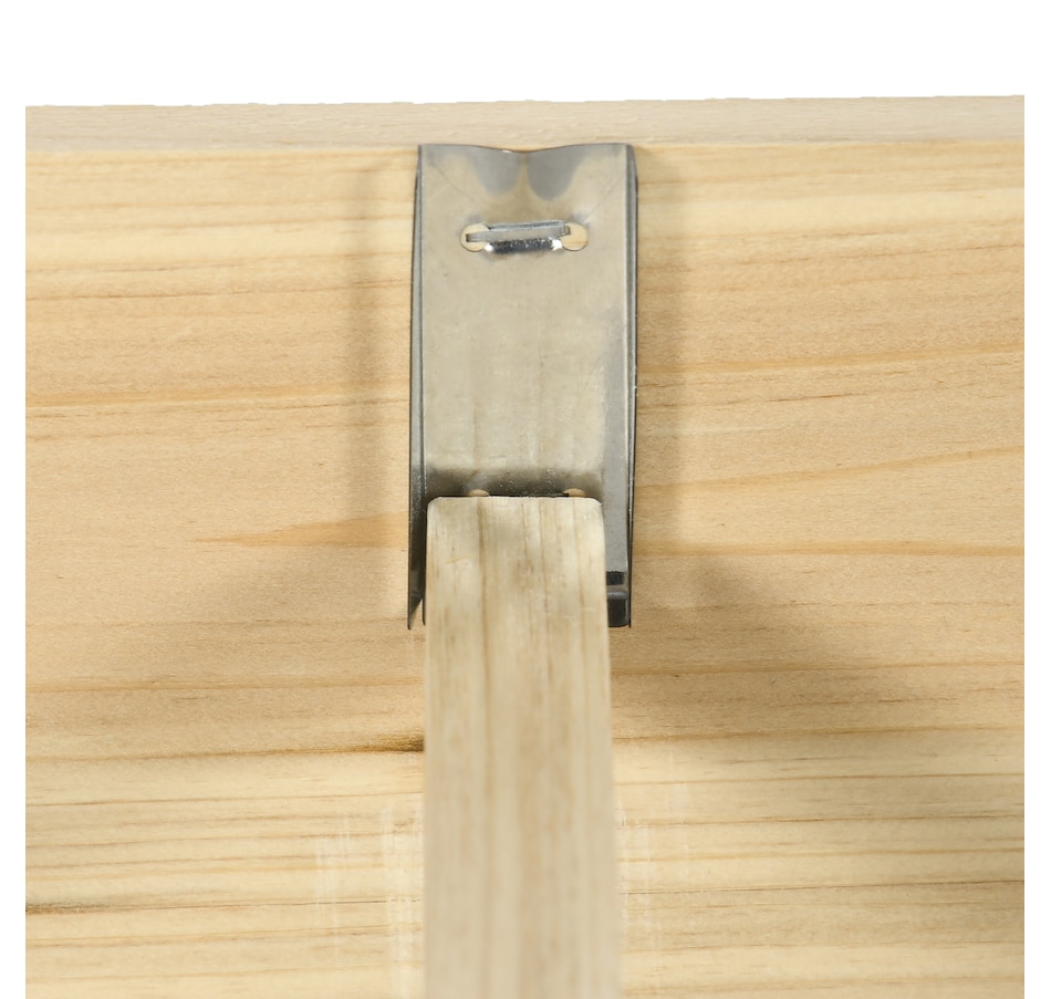 Image 997085_ALTMORE8.jpg, Product 997-085 / Price $54.99, Outsunny Raised Garden Bed with Greenhouse Plastic Cover, 4' x 3' x 2', Natural from Outsunny on TSC.ca's Home & Garden department