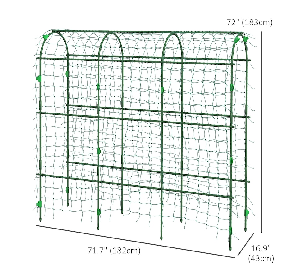 Image 997087_ALTMORE2.jpg, Product 997-087 / Price $69.99, Outsunny Cucumber Trellis from Outsunny on TSC.ca's Home & Garden department