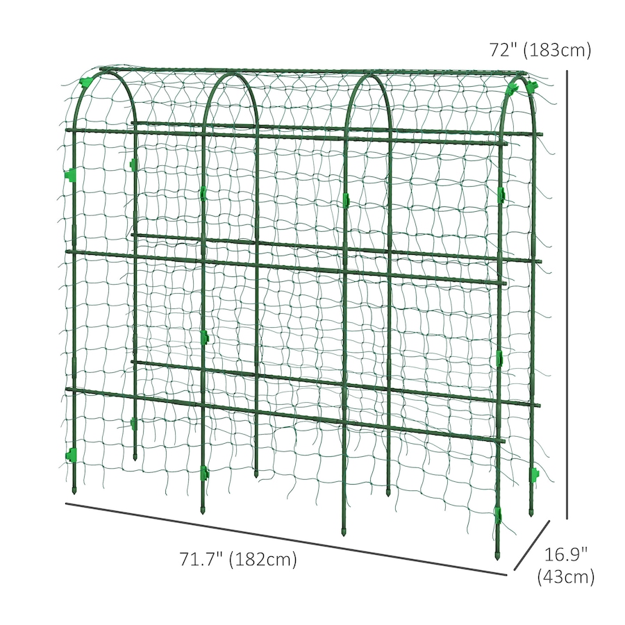 Image 997087_ALTMORE2.jpg, Product 997-087 / Price $71.99, Outsunny Garden Trellis for Climbing Plants Outdoor, 6ft Tall from Outsunny on TSC.ca's Home & Garden department
