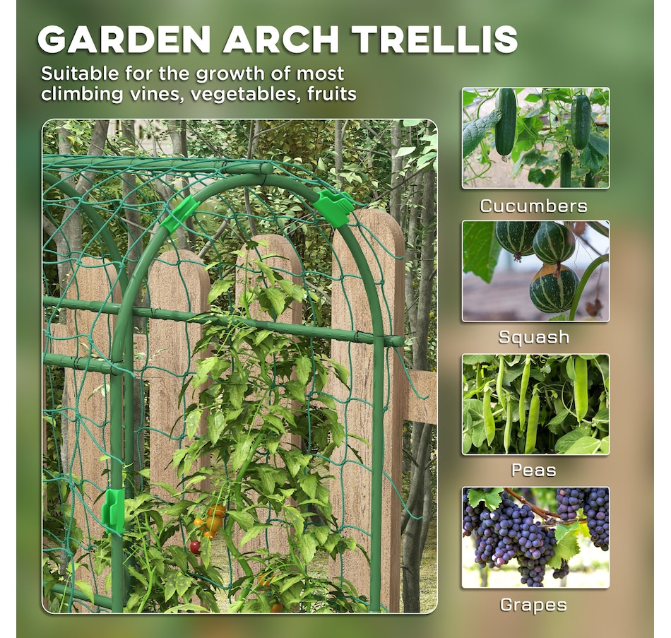 Image 997087_ALTMORE3.jpg, Product 997-087 / Price $69.99, Outsunny Cucumber Trellis from Outsunny on TSC.ca's Home & Garden department