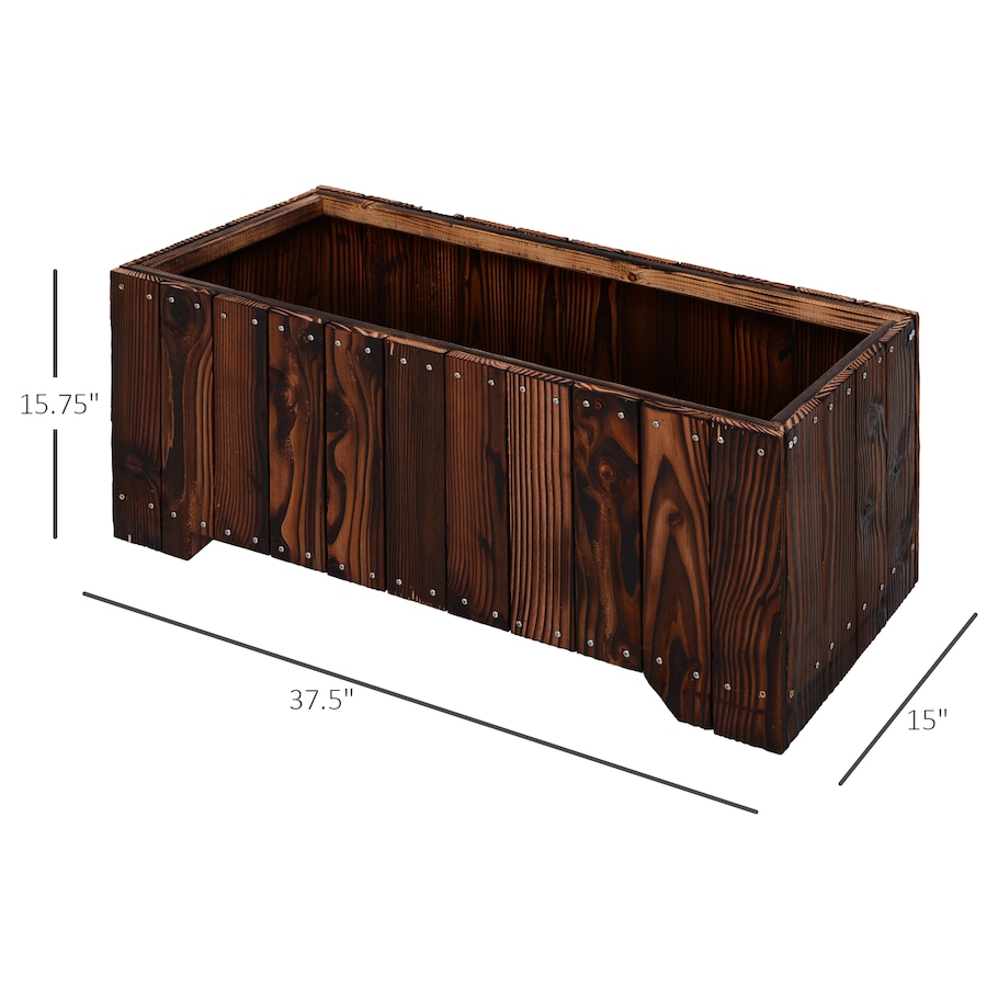 Image 997088_ALTMORE2.jpg, Product 997-088 / Price $109.99, Outsunny 37.5"x15"x15.75" Raised Garden Bed from Outsunny on TSC.ca's Home & Garden department
