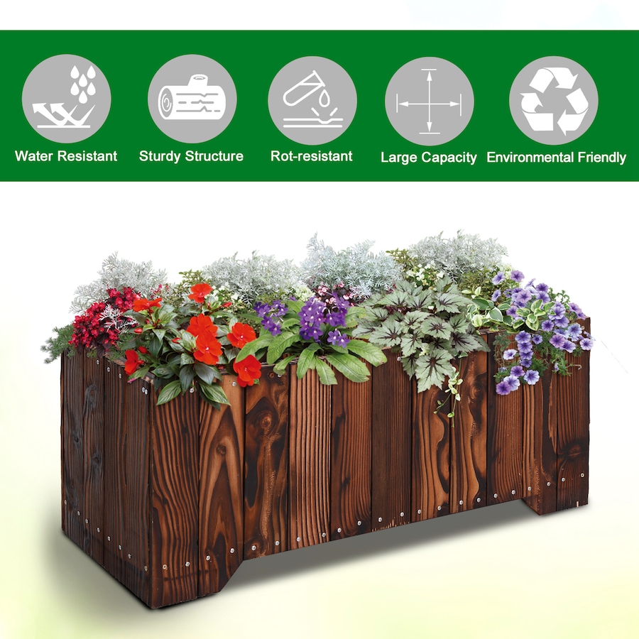 Image 997088_ALTMORE4.jpg, Product 997-088 / Price $109.99, Outsunny 37.5"x15"x15.75" Raised Garden Bed from Outsunny on TSC.ca's Home & Garden department